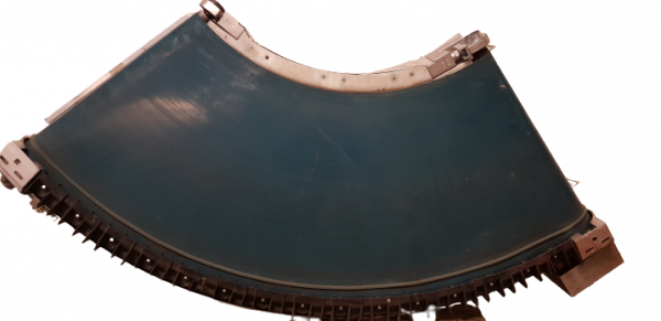 Transnorm spiral helix belt curve conveyor left GKF 90°-775-600 IR600