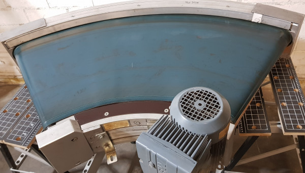 Transnorm belt curve conveyor right GKF70°-730-550 IR600