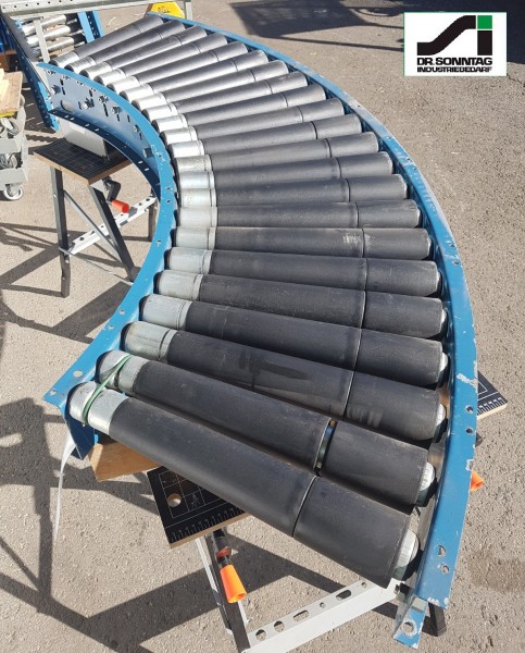 Dematic Rollenkurvenförderer 500-440 IR765 Rollenkurve 90° rechts