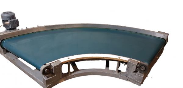 Transnorm curved belt conveyor left 65°-780-600-IR600