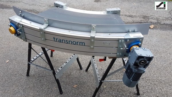 Transnorm curved belt conveyor 45° left bend 670-500 IR1100