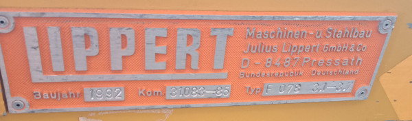 Lippert Gurtförderer Gurtband Förderband GF 30000-750-600