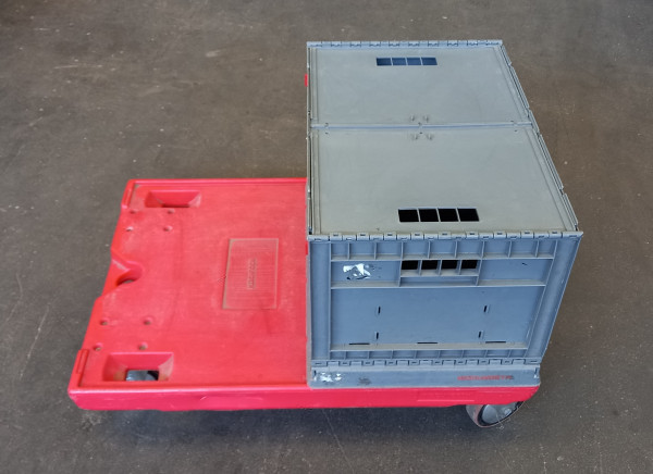 Linpac 15pcs. transport trolleys for trolley euroboxes underframe 800x600x200 mm 300kg load capacity