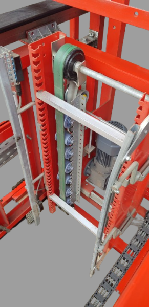 Vertikalförderer Aufzug Kisten 4770x950x1200