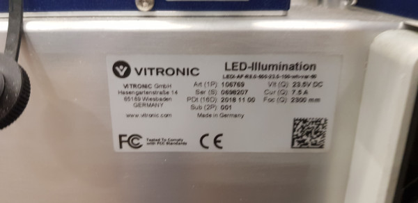 Vitronic Barcode Scanner Komplettsystem