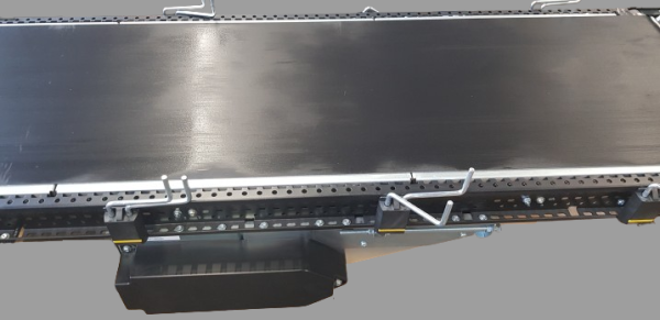 Interroll Rising falling Incline belt conveyor with leading belt GF 4778 (3888+890)-690-580