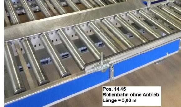 Gebhardt Not driven roller conveyor 3000-610-550