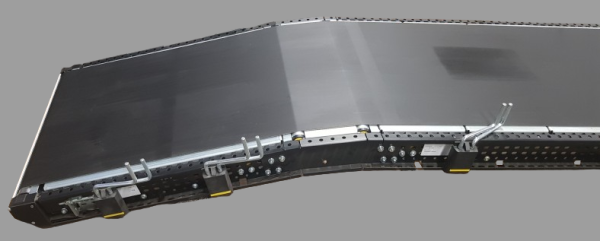 Interroll Steigband Gefälleband mit Vorlaufband Förderband GF 4692 (810+175+2800+890)-690-580