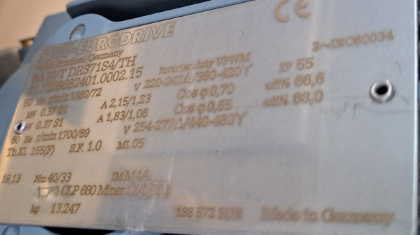 Transnorm belt curve conveyor right GKF 30°-800-700 IR900