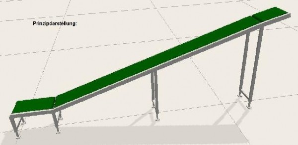 Gebhardt Belt conveyor system conveyor belt 5549-610-500 + 900-610-500