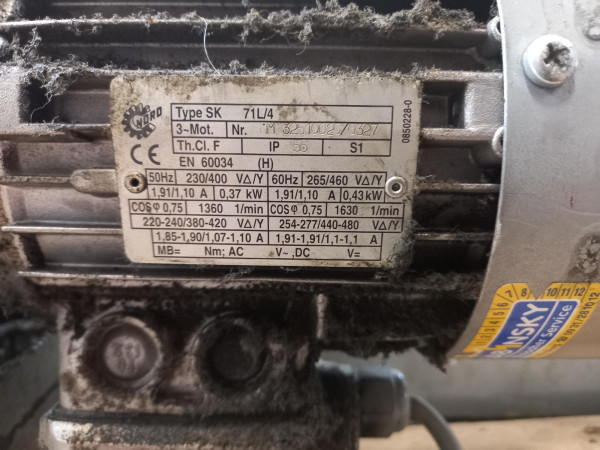 AMI pallet roller conveyor ARF89 KÜ 1397-1262-1050