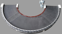 Transnorm curved belt conveyor left bend 180°-650-500 IR600 Transnorm curved belt conveyor left bend 180°-650-500 IR600