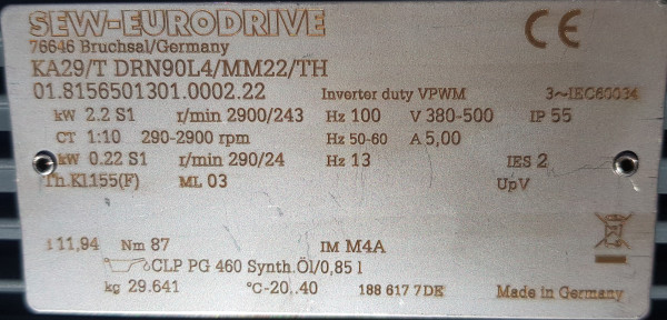 Transnorm angled-belt conveyor 30° 1750-1000-800