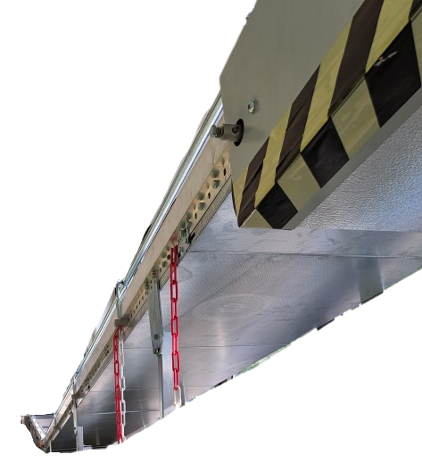 Transnorm Steigband Gefälleband Steigförderer mit Bogen und Vorlauf GF 12965-700-600