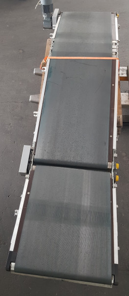 Transnorm Steigband Gefälleband mit Vorlaufband Förderband GF 800+1275+1005-700-600