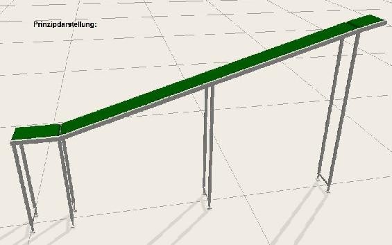 Gebhardt Belt conveyor system conveyor belt 7733-610-500 + 900-610-500