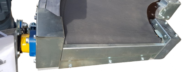 Transnorm curved belt conveyor left 90°-700-500-IR450 - NEW