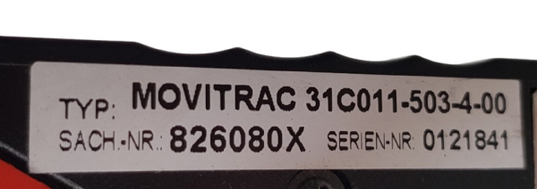 SEW Movitrac frequency converter 31C011-503-4-00
