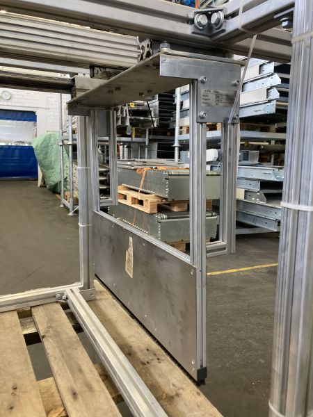 Transnorm Pneumatischer Fördergut-Abschieber Pusher 900-600-500 90°