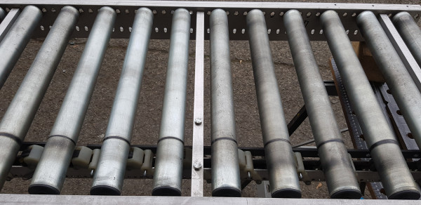 Gebhardt Rollenförderer Rollenbahn 6000-610-550