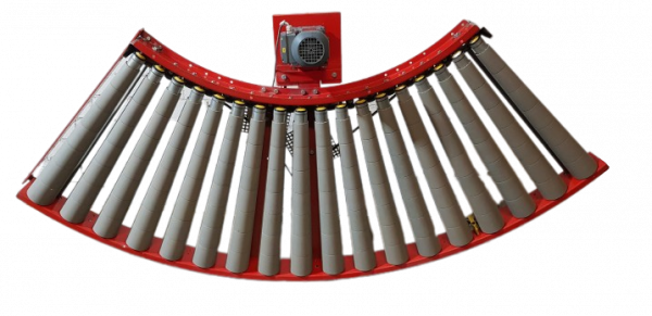 FAS curved roller conveyor 90° 835-775 IR860