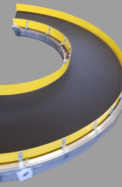 Transnorm curved belt conveyor right 180°-1270-1100-IR1200