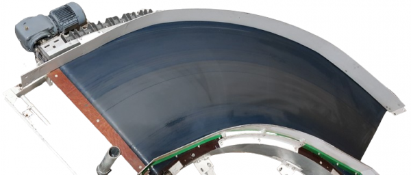 Transnorm Gurtkurve Förderer links 90°-1000-800-IR900