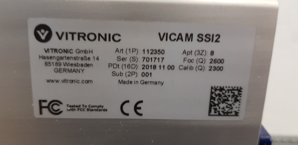 Vitronic Barcode Scanner Komplettsystem