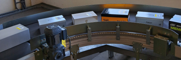 Transnorm Gurtkurvenförderer Gurtkurve 90°-800-700 IR900 links