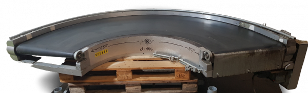 Transnorm curved belt conveyor right 150°-780-600-IR600