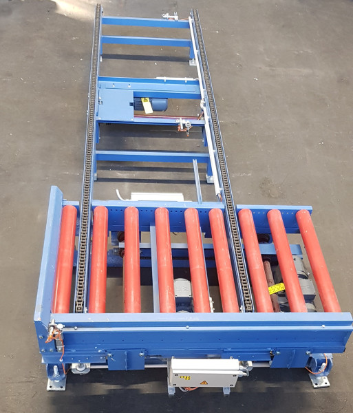 Paletten Umsetzer Transfer Rollenbahn Ketten 90° 3900-1650-1040-900
