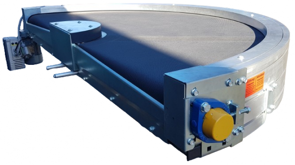 Transnorm Gurtkurve Förderer links 180°-800-700-IR200 Ausstellungsstück