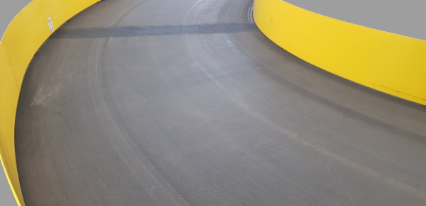 Transnorm curved belt conveyor right 180°-1270-1100-IR1200