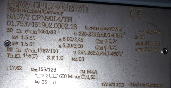 Transnorm angled-belt conveyor 45° 1500-1250-1200