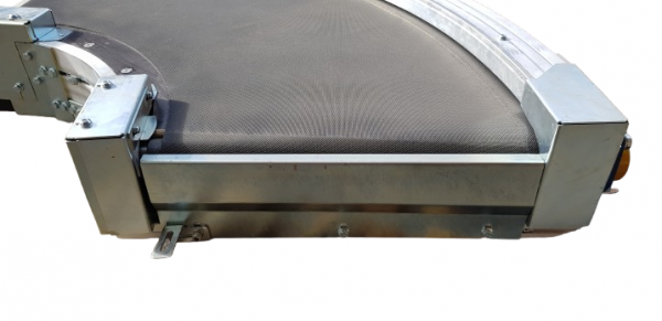 Transnorm curved belt conveyor left 90°-700-500-IR450 - NEW