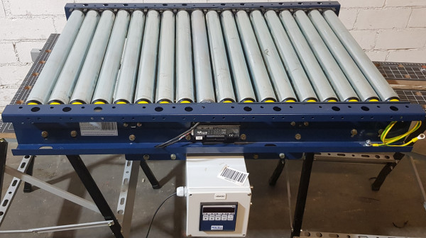Mecalux Rollenförderer Rollenbahn Durchlaufwaage 24V 1050-735-650