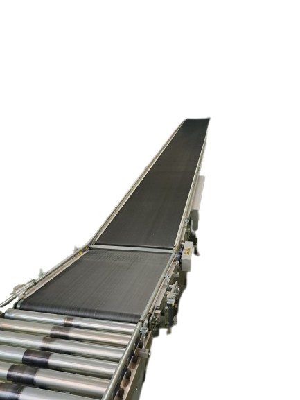 Transnorm Rising falling Incline with arch and forerun belt conveyor GF 7600-700-600