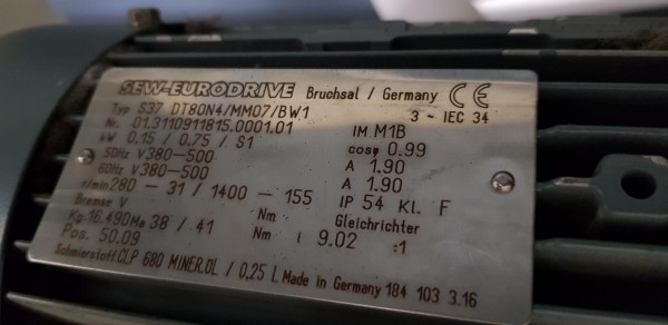 Lippert Gurtförderer Gurtband Förderband GF 10250-650-500