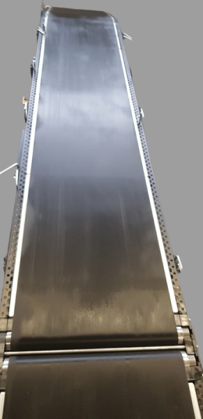 Interroll Rising falling Incline belt conveyor with leading belt GF 19782 (810+175+17907+890)-690-580