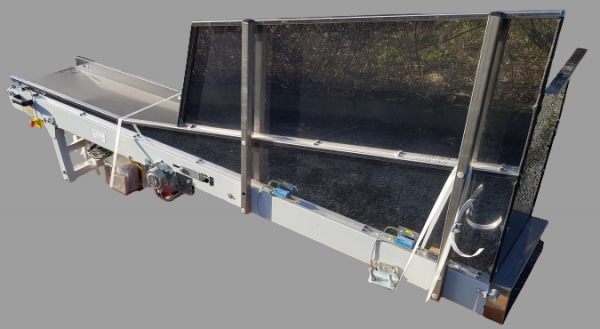 Kannegiesser Schrägförderer Förderband Bunkergurtförderer Trichterförderband Einfüllförderband Trich