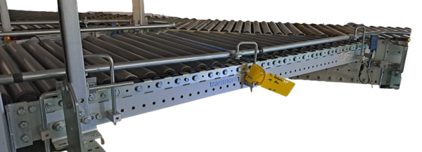 Transnorm Schrägzulauf Ausschleuser Einschleuser Rollenzwickel 45°-700-685