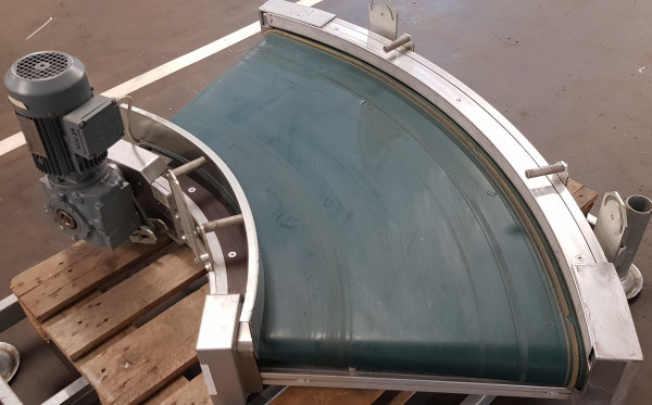 Transnorm belt curve conveyor left GKF 70° degrees-770-600 IR600