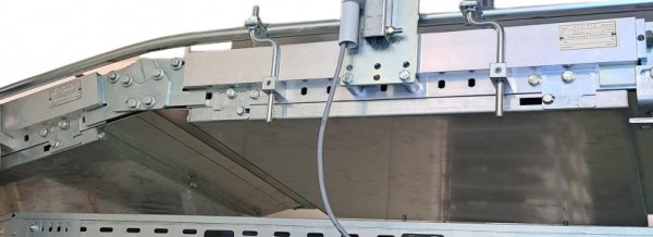 Transnorm Rising falling Incline with arch and forerun belt conveyor GF 7600-700-600