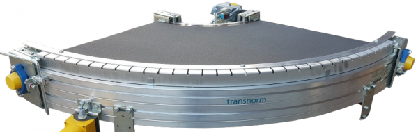 Transnorm Gurtkurve Förderer links 90°-800-600-IR400 Ausstellungsstück
