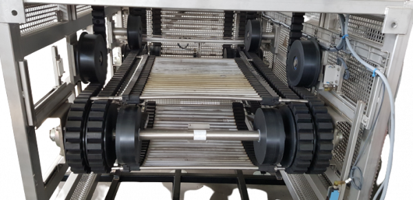 Nerak Z Vertikalförderer 2500-750-650-350 Edelstahl Lebensmittelecht