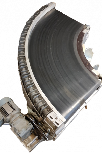 Transnorm curved belt conveyor left 90°-730-500-IR600