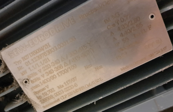 Transnorm Gurtförderer Gurtband Förderband GF 21100-700-600