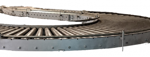 Transnorm Rollen-Kurvenkombination rechts und Links 45°-1200-900-800 IR800 1551 mm