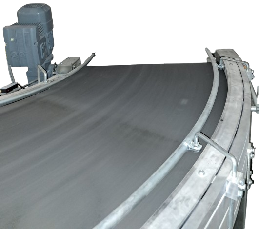 Transnorm Spiral Helix Gurtkurvenförderer links GKF 90°-800-700 IR900