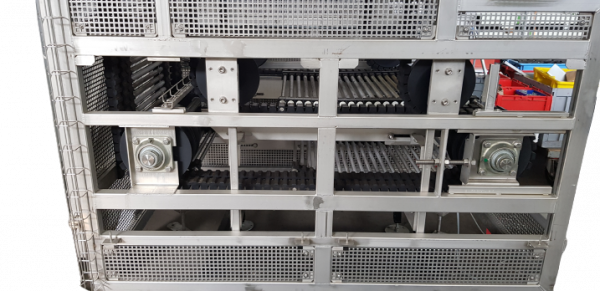 Nerak Z Vertikalförderer 2500-750-650-350 Edelstahl Lebensmittelecht